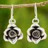 Vintage Silber Blume Ohrringe