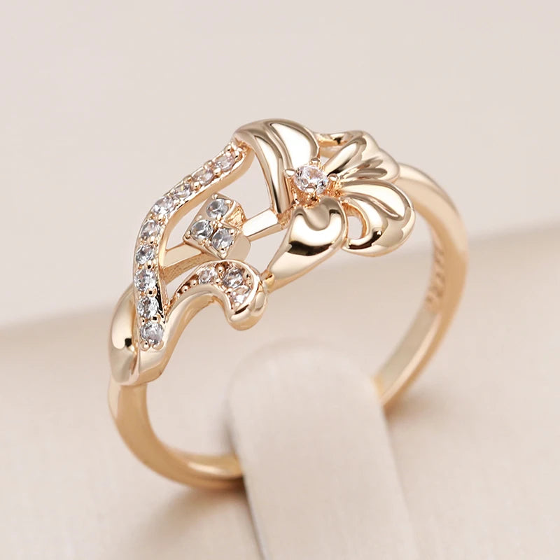 Eleganter Vergoldeter Ring