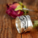 Vintage Silber Blume Ring