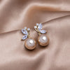 Ohrringe Exotische Perlen mit Goldkristallen